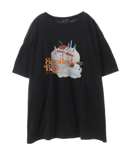 Candy Stripper(キャンディストリッパー)の「SPOILED BRAT BIG Tシャツ(Tシャツ/カットソー・レディース・イエロー/ライトブルー/ブラック/オフホワイト・2)」の22枚目の写真