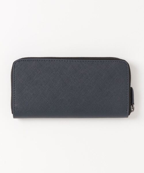 SITRY（シトリー）の「Saffiano Synthetic Leather zip-around wallet/サフィアーノ フェイクレザー ラウンドファスナー財布（財布・メンズ・ブラック/ネイビー・FREE）」の15枚目の写真