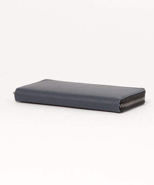SITRY（シトリー）の「Saffiano Synthetic Leather zip-around wallet/サフィアーノ フェイクレザー ラウンドファスナー財布（財布・メンズ・ブラック/ネイビー・FREE）」の14枚目の写真