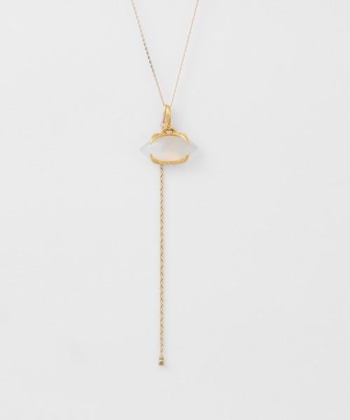 agete（アガット）の「シルバームーンストーンチャーム（チャーム