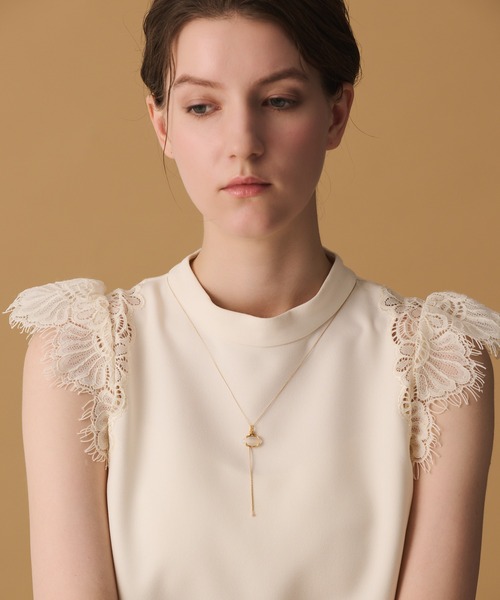 agete（アガット）の「シルバームーンストーンチャーム（チャーム