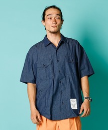 USN S/S UTILITY SHIRT / ユーエス ネイビー ショートスリーブ ユーティリティ シャツ