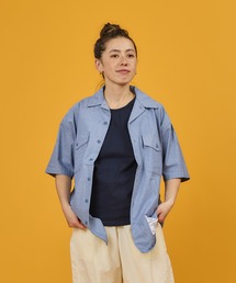 USN S/S UTILITY SHIRT / ユーエス ネイビー ショートスリーブ ユーティリティ シャツ