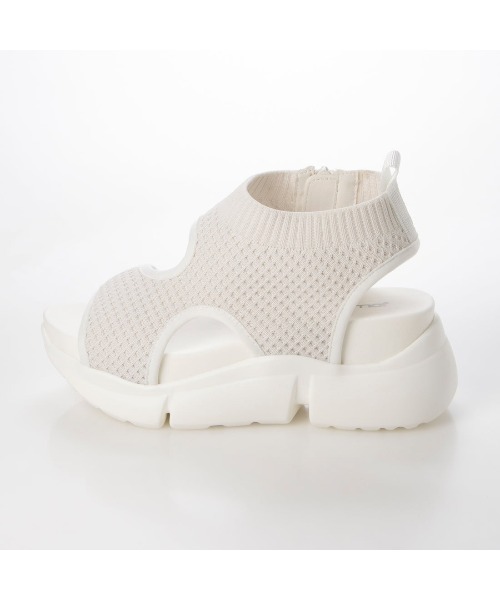 Realta（レアルタ）の「Mafmof(マフモフ)メッシュ厚底スポーツサンダル（サンダル・レディース・ホワイト/ブラック系その他/ブラック・L/S/M/LL）」の19枚目の写真