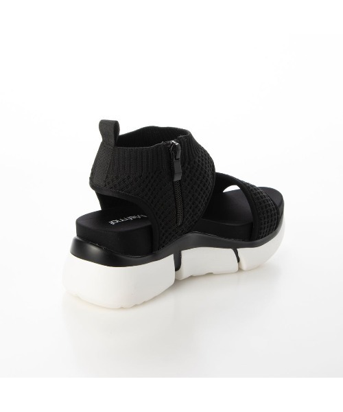 Realta（レアルタ）の「Mafmof(マフモフ)メッシュ厚底スポーツサンダル（サンダル・レディース・ホワイト/ブラック系その他/ブラック・L/S/M/LL）」の15枚目の写真
