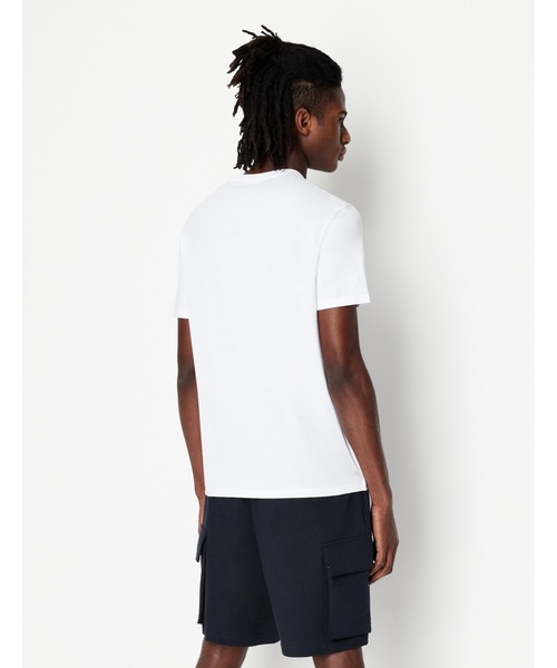 ARMANI EXCHANGE(アルマーニエクスチェンジ)の「【A|X アルマーニ エクスチェンジ】A|Xロゴ 半袖クルーネックTシャツ/REGULAR(Tシャツ/カットソー・メンズ・ホワイト/ネイビー・SMALL/MEDIUM/LARGE/X-LARGE/X-SMALL)」の10枚目の写真