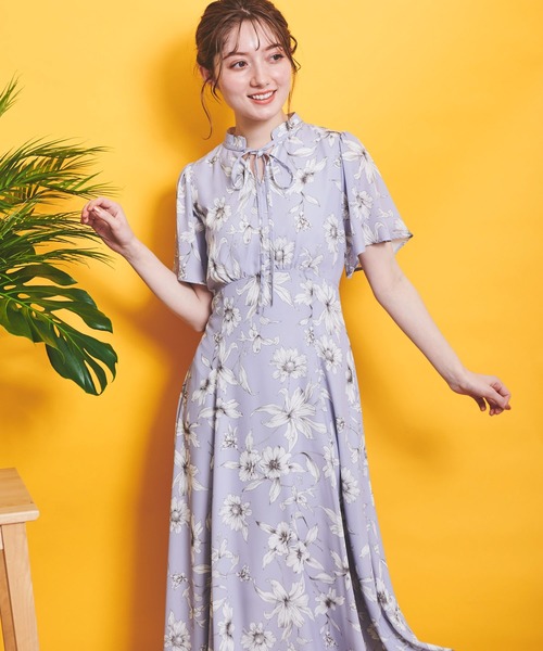 ノエラ　ラインフラワー花柄ワンピース ラインフラワーワンピース | Noela(ノエラ)オフィシャルブログ