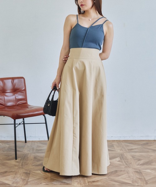 VANNIE U（ヴァニーユー）の「アシメカップキャミソール/2WAY（キャミソール・レディース・ベージュ/アイボリー/ブルー・FREE）」の11枚目の写真