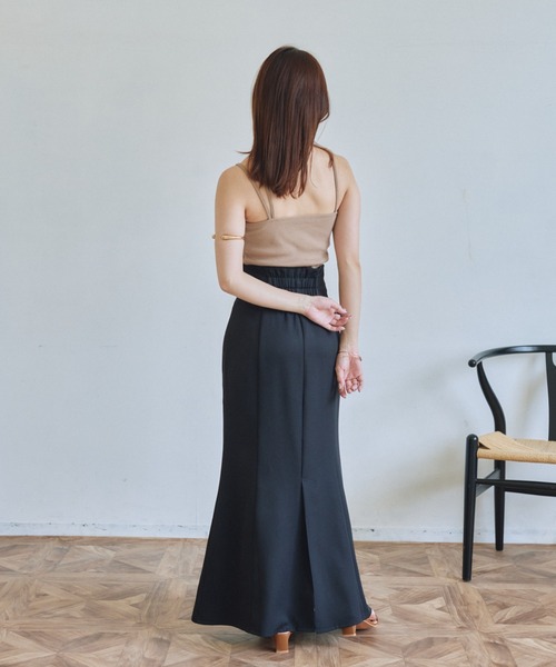 VANNIE U（ヴァニーユー）の「アシメカップキャミソール/2WAY（キャミソール・レディース・ベージュ/アイボリー/ブルー・FREE）」の21枚目の写真