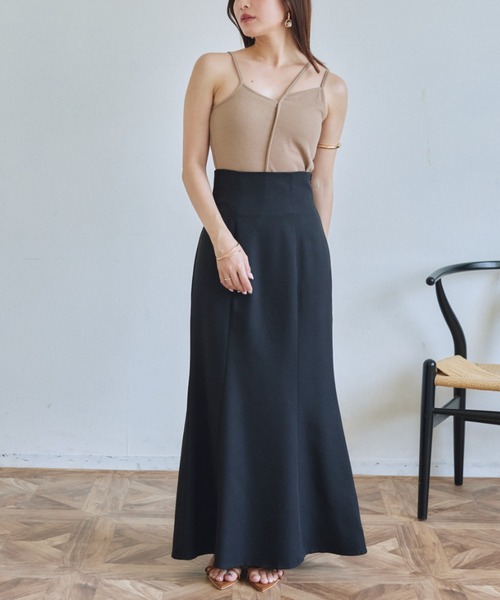 VANNIE U（ヴァニーユー）の「アシメカップキャミソール/2WAY（キャミソール・レディース・ベージュ/アイボリー/ブルー・FREE）」の12枚目の写真