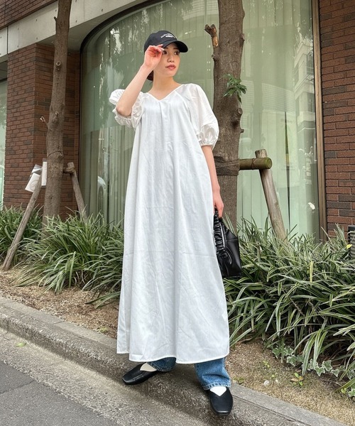 Eglly（エグリー）の「ランタンスリーブOP（ワンピース）」 - WEAR