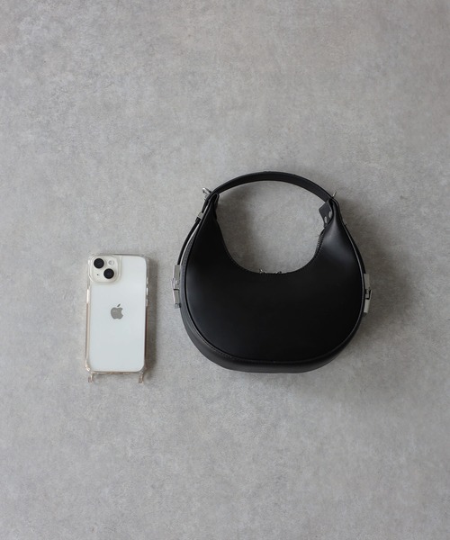 Riberry（リベリー）の「ハーフムーンバッグ（ハンドバッグ・レディース・ブラック/ブルー/ホワイト/ピンク/グリーン/ベージュ・FREE）」の12枚目の写真