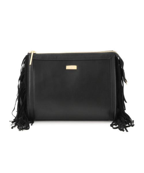 MARY AL TERNA（メアリオルターナ）の「MARY AL TERNA / フリンジ クラッチバッグ（クラッチバッグ・レディース・ブラック・ONE SIZE）」の5枚目の写真