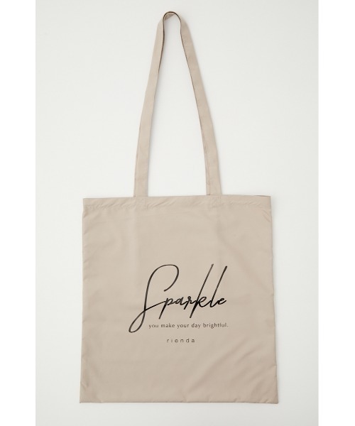 rienda（リエンダ）の「リエンダプリントトートバッグ（トートバッグ・レディース・グレー/ミント/ピンク/ライトベージュ/ブラック・FREE）」の16枚目の写真