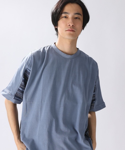 niko and（ニコアンド）の「脇切り替えドルマンTEE（Tシャツ