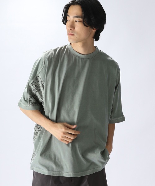 niko and（ニコアンド）の「脇切り替えドルマンTEE（Tシャツ