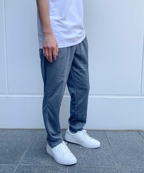 COMME CA ISM（コムサイズム）の「セットアップ対応 ウォッシャブル メッシュ テーパードパンツ（スラックス・メンズ・グレー/ブラック/ネイビー・SMALL/MEDIUM/LARGE）」の7枚目の写真