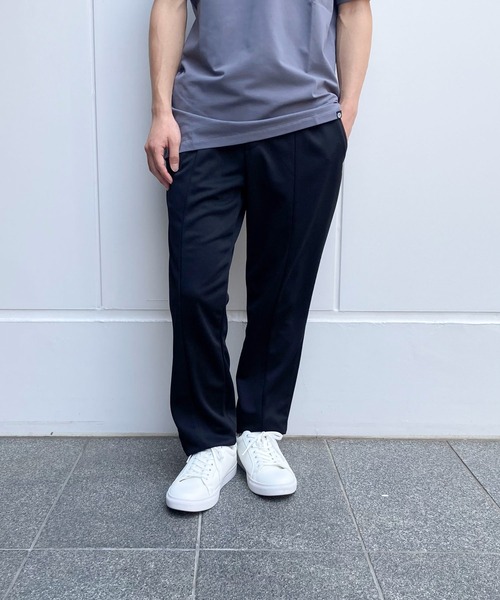 COMME CA ISM（コムサイズム）の「セットアップ対応 ウォッシャブル メッシュ テーパードパンツ（スラックス・メンズ・グレー/ブラック/ネイビー・SMALL/MEDIUM/LARGE）」の11枚目の写真