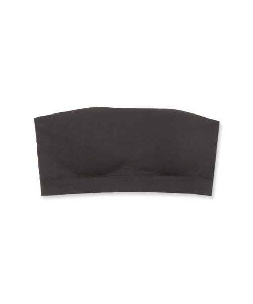 SNIDEL（スナイデル）の「クロップチューブトップ（チューブトップ・レディース・ライトベージュ/アイボリー/ブラック・FREE）」の2枚目の写真