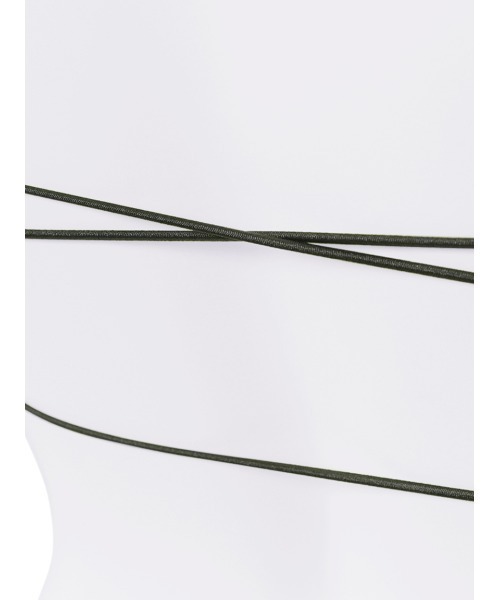 SNIDEL（スナイデル）の「クロップチューブトップ（チューブトップ・レディース・ライトベージュ/アイボリー/ブラック・FREE）」の6枚目の写真