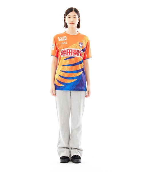 X-girl(エックスガール)の「WEリーグ|ALB L REPLICA SHIRTS FP1/アルビレックス新潟レディース/ALBIREX レプリカシャツ(スポーツグッズ・レディース・オレンジ・SMALL/MEDIUM/LARGE/O/2XL)」の4枚目の写真