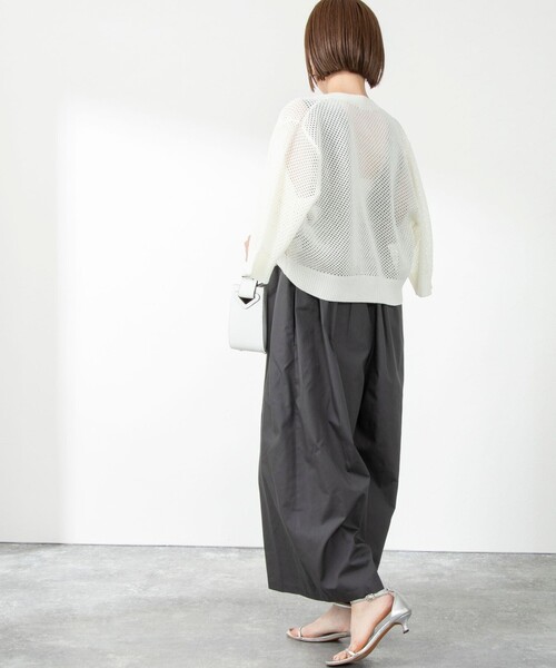 NOLLEY’S（ノーリーズ）の「バックVオールインワン（つなぎ/オールインワン・レディース・ブラック/オリーブ・38）」の19枚目の写真