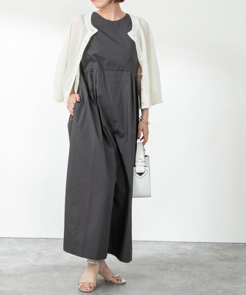 NOLLEY’S（ノーリーズ）の「バックVオールインワン（つなぎ/オールインワン・レディース・ブラック/オリーブ・38）」の22枚目の写真