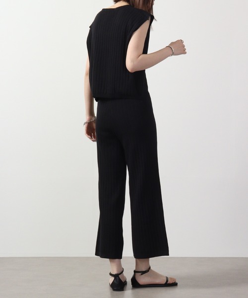 &soiree(アンドソワレ)の「&soiree ニットセットアップ(その他トップス・レディース・ブラック/ベージュ/キャメル・F)」の6枚目の写真