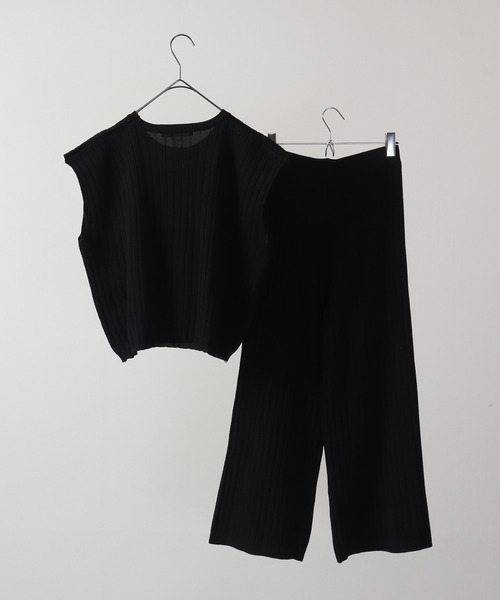 &soiree(アンドソワレ)の「&soiree ニットセットアップ(その他トップス・レディース・ブラック/ベージュ/キャメル・F)」の19枚目の写真