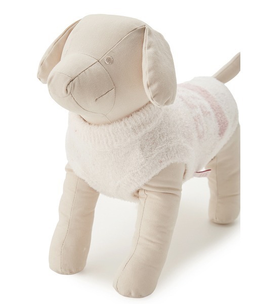 gelato pique(ジェラートピケ)の「【CAT&DOG】【販路限定商品】 スムーズィーケーキボーダープルオーバー(ペットウェア・レディース・ブルー/ピンク・LARGE/MEDIUM/SMALL)」の13枚目の写真