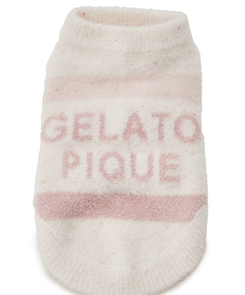 gelato pique(ジェラートピケ)の「【CAT&DOG】【販路限定商品】 スムーズィーケーキボーダープルオーバー(ペットウェア・レディース・ブルー/ピンク・LARGE/MEDIUM/SMALL)」の18枚目の写真