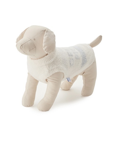 gelato pique(ジェラートピケ)の「【CAT&DOG】【販路限定商品】 スムーズィーケーキボーダープルオーバー(ペットウェア・レディース・ブルー/ピンク・LARGE/MEDIUM/SMALL)」の21枚目の写真