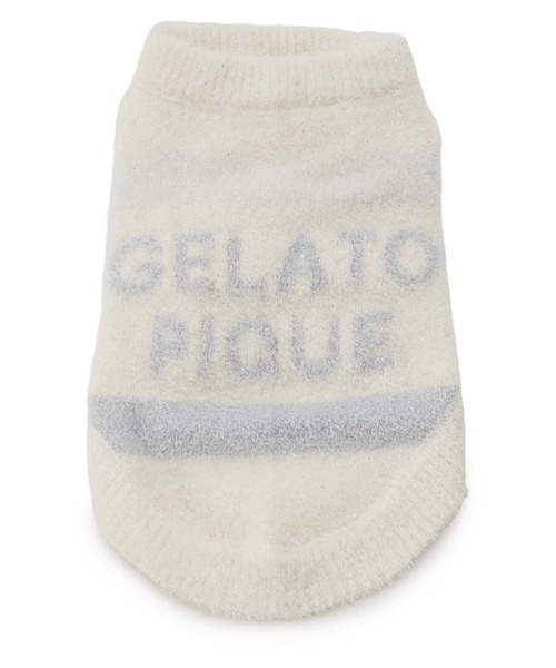 gelato pique(ジェラートピケ)の「【CAT&DOG】【販路限定商品】 スムーズィーケーキボーダープルオーバー(ペットウェア・レディース・ブルー/ピンク・LARGE/MEDIUM/SMALL)」の22枚目の写真