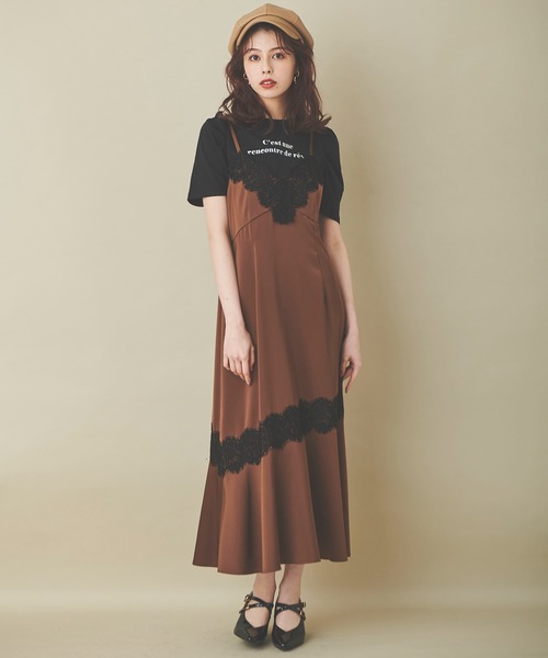 31 Sons de mode(トランテアン ソン ドゥ モード)の「タックスリーブロゴTシャツ(Tシャツ/カットソー・レディース・オフホワイト/ホワイト×ブラック/ブラック・36)」の8枚目の写真