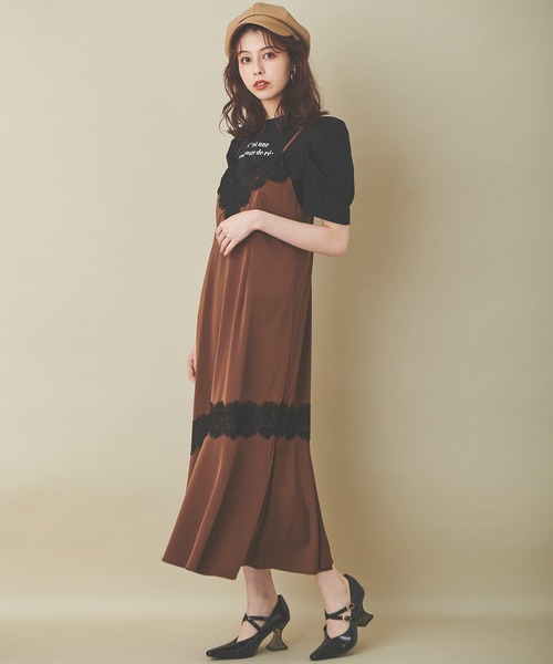 31 Sons de mode(トランテアン ソン ドゥ モード)の「タックスリーブロゴTシャツ(Tシャツ/カットソー・レディース・オフホワイト/ホワイト×ブラック/ブラック・36)」の10枚目の写真