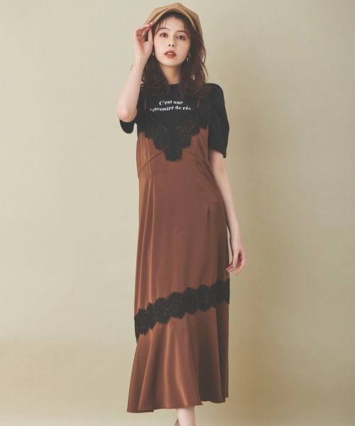 31 Sons de mode(トランテアン ソン ドゥ モード)の「タックスリーブロゴTシャツ(Tシャツ/カットソー・レディース・オフホワイト/ホワイト×ブラック/ブラック・36)」の11枚目の写真