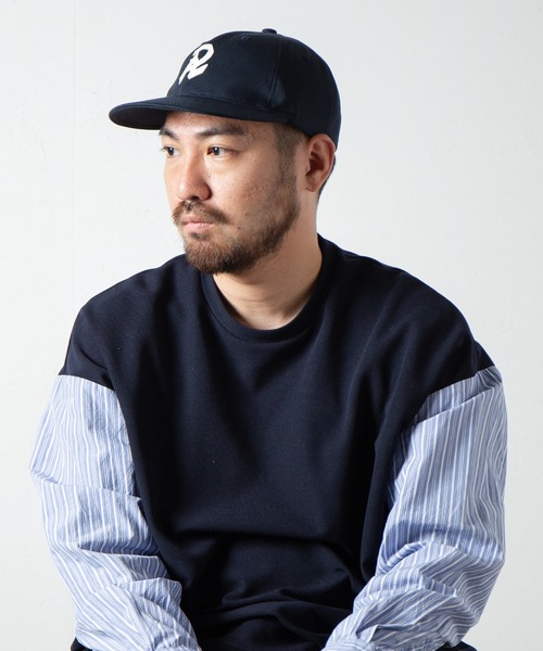 RACAL（ラカル）の「Felt Patch "R" B.B Cap / フェルトパッチ"R"キャップ（キャップ・メンズ・ブルー系その他/ブラック/ベージュ系その他/ネイビー・FREE）」の4枚目の写真
