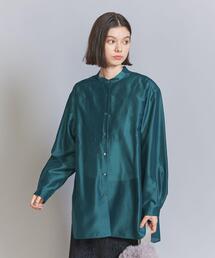 BEAUTY&YOUTH UNITED ARROWS | シアー バンドカラー シャツ -ウォッシャブル-(シャツ/ブラウス)