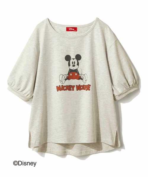 セール】IEDIT Disney 古着風プリントの「ミッキー
