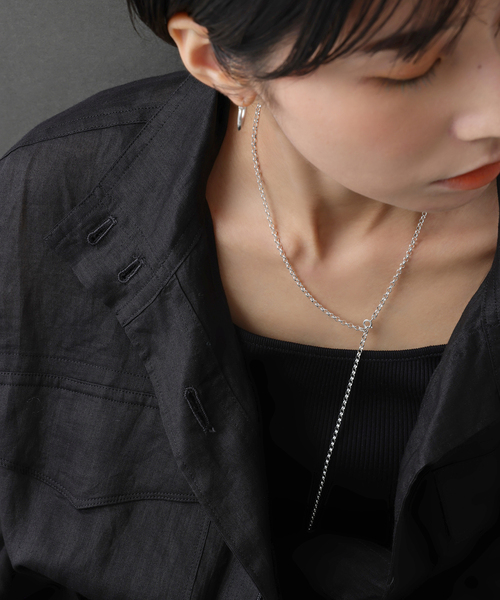 SAMH by LILAS】ラウンドチェーン60cmネックレス SV（ネックレス