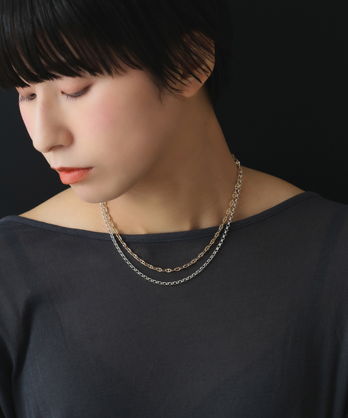 SAMH by LILAS】ラウンドチェーン60cmネックレス SV（ネックレス