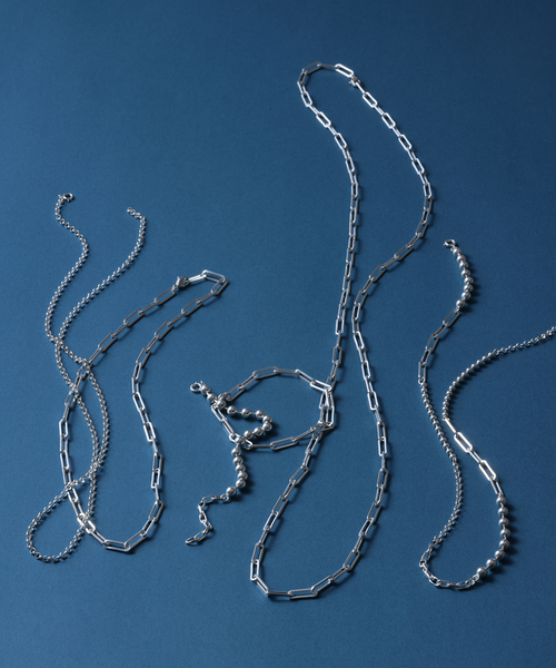 SAMH by LILAS】ラウンドチェーン60cmネックレス SV（ネックレス
