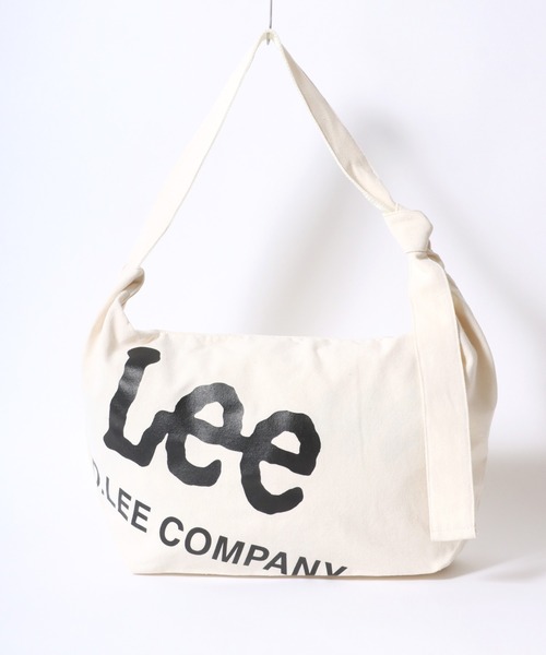 セール】Lee/リー キャンバス ビッグロゴプリント ショルダー