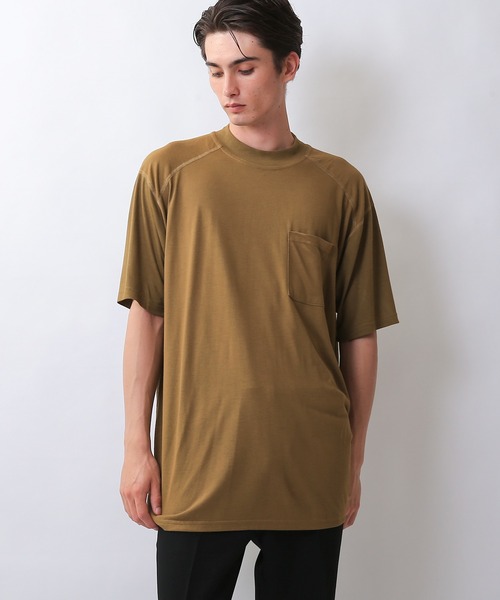 実物 新品米軍 リメイク USMC FROG モックネック Tシャツ