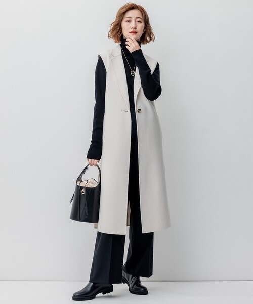 23区（ニジュウサンク）の「ウールリバー ロング ジレ（ベスト）」 - WEAR