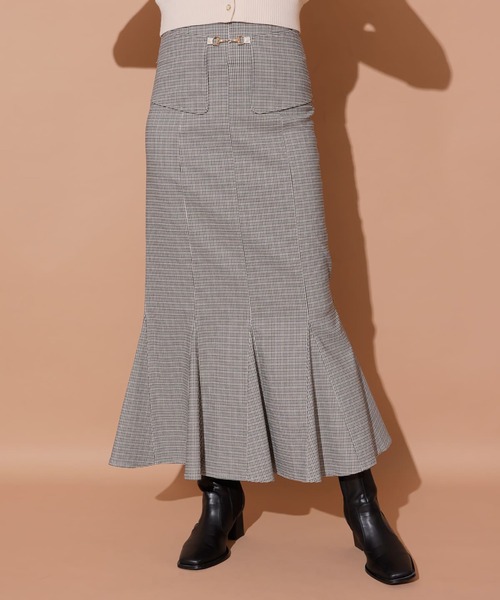 REDYAZEL(レディアゼル)の「ビット付きマーメイドスカート(スカート・レディース・ネイビー/ブラック/ブラウン系その他・SMALL/MEDIUM)」の3枚目の写真