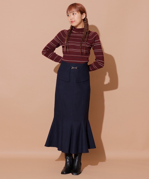 REDYAZEL(レディアゼル)の「ビット付きマーメイドスカート(スカート・レディース・ネイビー/ブラック/ブラウン系その他・SMALL/MEDIUM)」の17枚目の写真