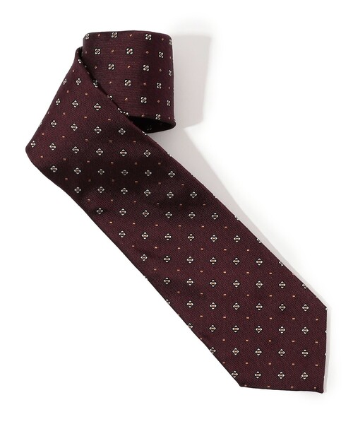 トゥモローランド ネクタイ TOMORROWLAND シルク 小紋柄ネクタイ（ネクタイ）｜TOMORROWLAND