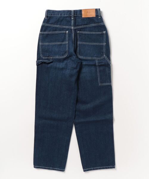 ムラサキスポーツ(ムラサキスポーツ)の「RIKKA FEMME/リッカファム ペインターパンツ ワイドデニム RF23FW21(デニムパンツ・レディース・ホワイト/ブルー/ネイビー・32inch/34inch/36inch)」の18枚目の写真