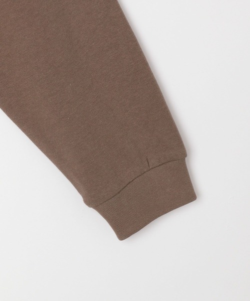 GLOBAL WORK Smile Seed Store（グローバルワーク スマイルシードストア）の「コットンＴシャツ長袖/キッズ（Tシャツ/カットソー・キッズ・モカ/ブラック/オフホワイト・120cm/130cm/140cm/110cm/100cm/150cm）」の8枚目の写真